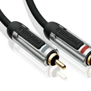 Profigold - Cabo de Áudio Stereo 2x RCA M - 2x RCA M - 3m