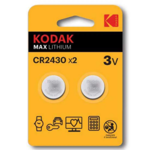 Kodak ULTRA lithium CR2430 battery (2 pack)