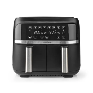 Fritadeira de ar quente 2x3.8 l | Minutero: 60 min | | Preta