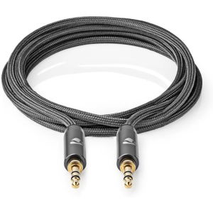 Cabo Audio Estereo Nedis 3.5 mm macho/macho 0.50 m