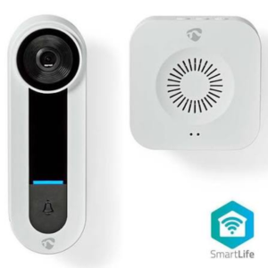 Video Porteiro Nedis Smartlife 1536p Inclui Campainha