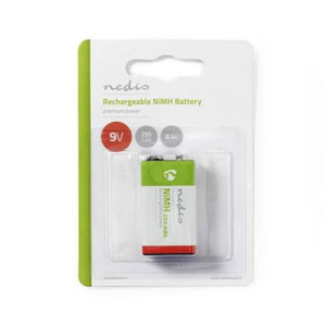 Nedis recarregável Ni-MH E-Block, 8.4 V DC, 250 mAh,  6LR61