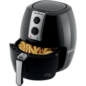 Fritadeira de ar quente, 2.4 l, preta