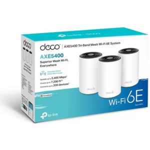 TP-Link Deco XE75(3-Pack) AXE5400 Mesh Wi-Fi 6E System(Tri-)
