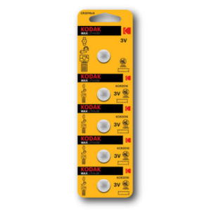 Kodak ULTRA lithium CR2032 battery (5 pack perforated)