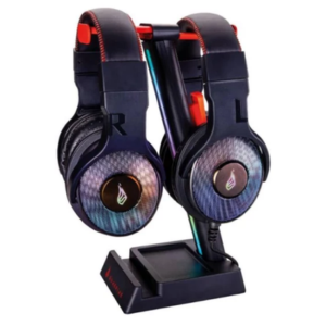 SUPORTE SUREFIRE 2xHEADSET VINSON N1 RGB LEDS RED