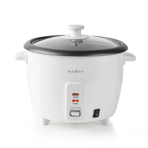 Panela para Cozer Arroz/Cozer ao Vapor 1,5 Litros, 500 W, Branco