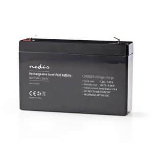 Bateria recarregável Nedis de chumbo-ácido 6V 7200mAh