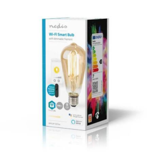Lâmp. LED Filam. Branco Quente e Frio|Wi-Fi|E27|360 lm|4.9 W