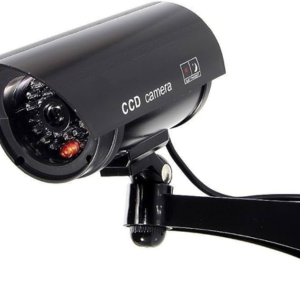 Camera de segurança dummy de exterior preta
