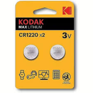 Kodak ULTRA lithium CR1220 battery (2 pack)