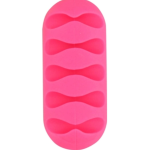 Organizador de Cabos TNB Rosa PK2 Quintuplo CLIP5PK