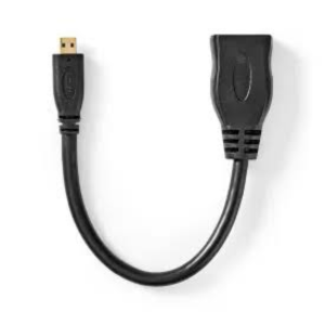 Cabo Mini DisplayPort macho Saida HDMI  Nedis 21.6Gbps 0.2 m