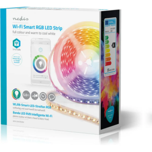 Fita LED Wifi NEDIS WIFILS50CRGBW