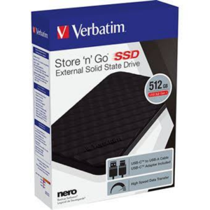 Disco Externo SSD Verbatim Store n Go 3.2 - 512GB