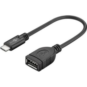 Cabo OTG USB-C macho para USB-A fêmea de 0,2 m