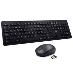 Conjunto de teclado e rato sem fios - PT layout QWERTY