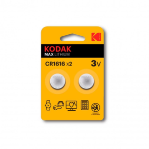 Kodak ULTRA lithium CR1616 battery (2 pack)