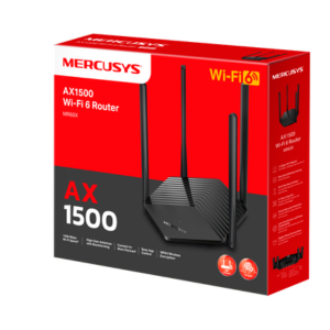 Router Mercusys AX1500 Dual-Band WiFi 6 Gigabit