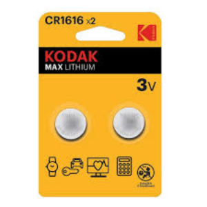 Kodak ULTRA lithium CR1616 battery (2 pack)