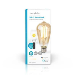 Lâmp. LED Filam. Branco Qt e Frio|Wi-Fi|E27|806 lm|7 W|ST64
