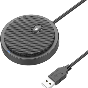 Microfone omnidirecional USB - Influência - preto